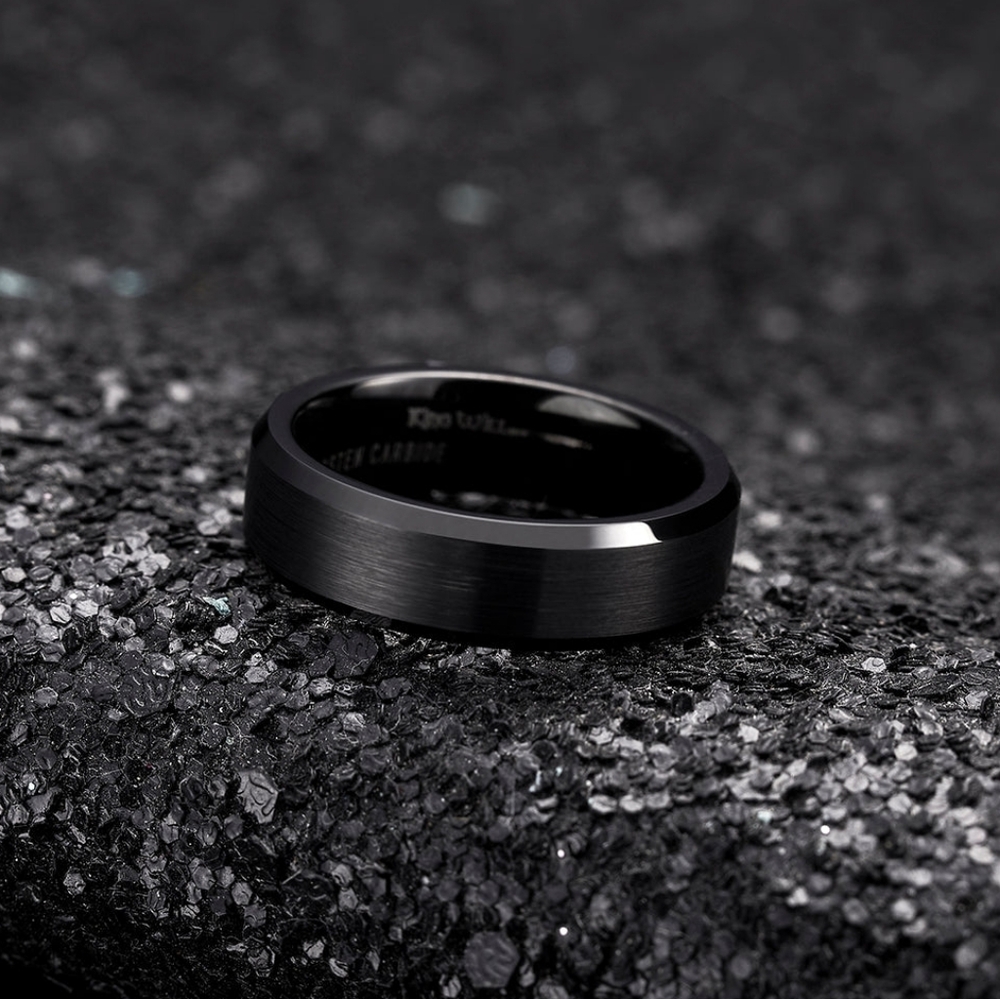 King Will BASIC 6mm Tungsten Ring Size 5.5